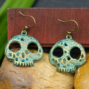 🍉5 for $25* Skull Drop Earrings